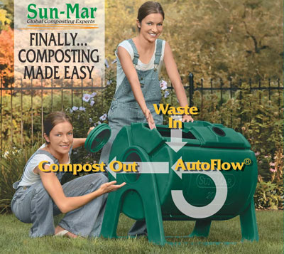 Sun-Mar Garden Composters - composting made easy