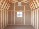 10x14 Highwall Barn Storage Shed Interior From Pine Creek Structures